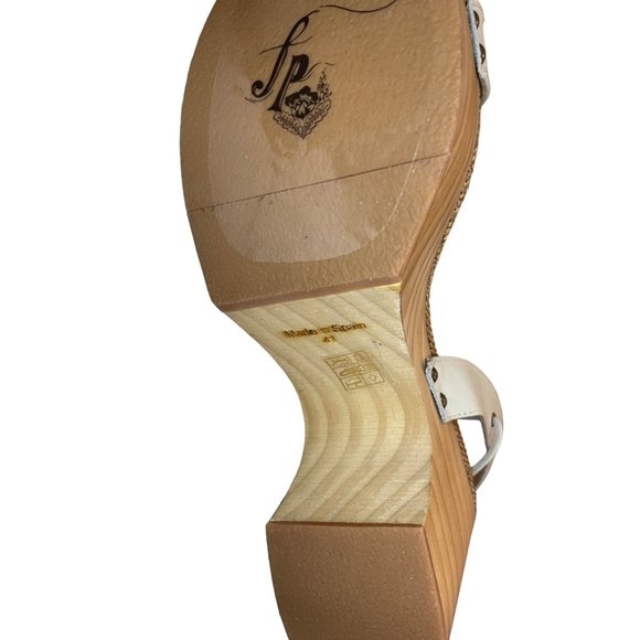 Free People Aurora Wrap Clog Sandal White US 11/ EU 41 - Picture 9 of 12